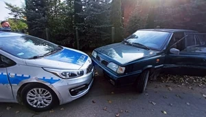 Chciał uciec przed policją Polonezem. To nie mogło się udać. Grozi mu 5 lat