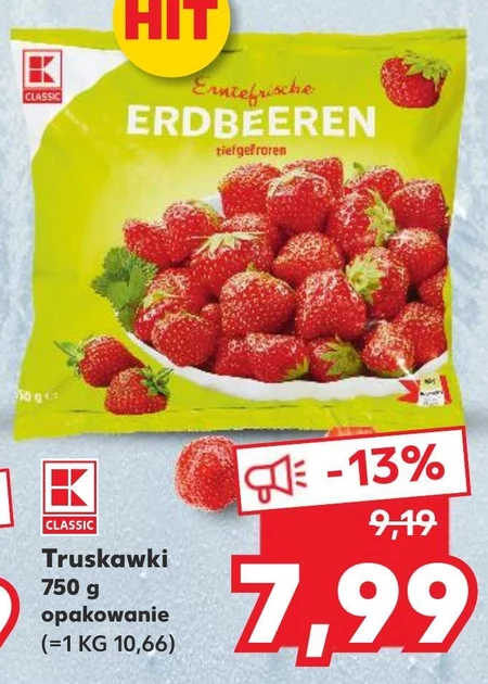 Truskawki mrożone Kaufland