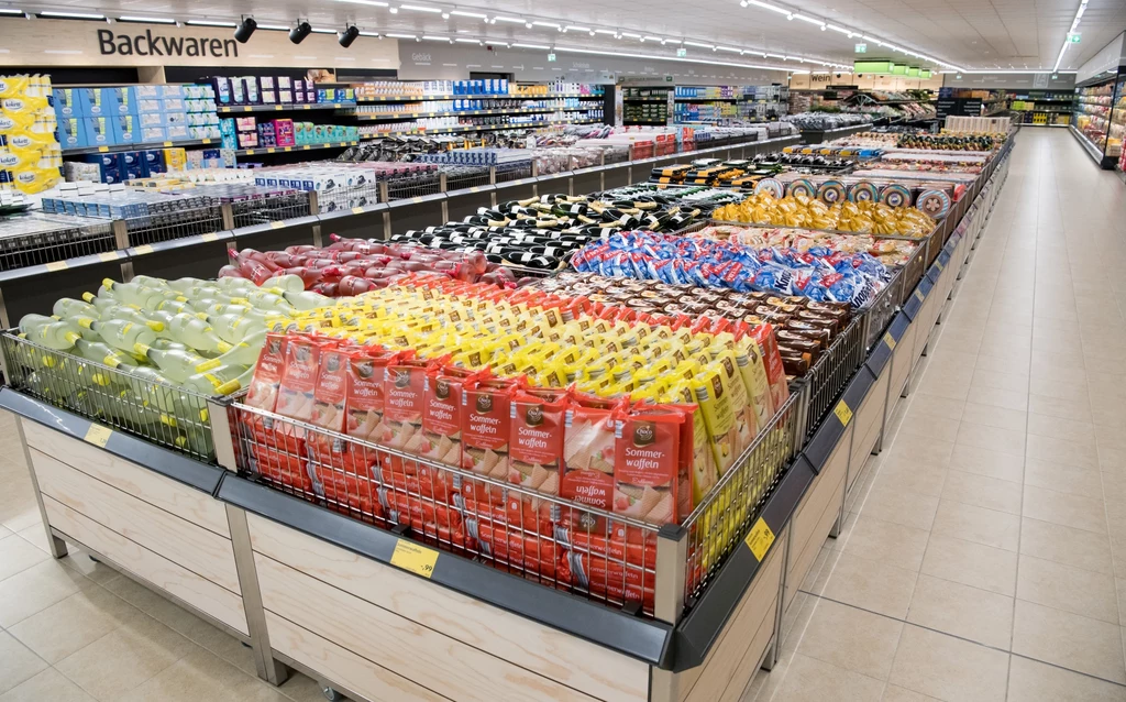 Sklep "Aldi-Süd" w Monachium Sklep "Aldi-Süd" w Monachium