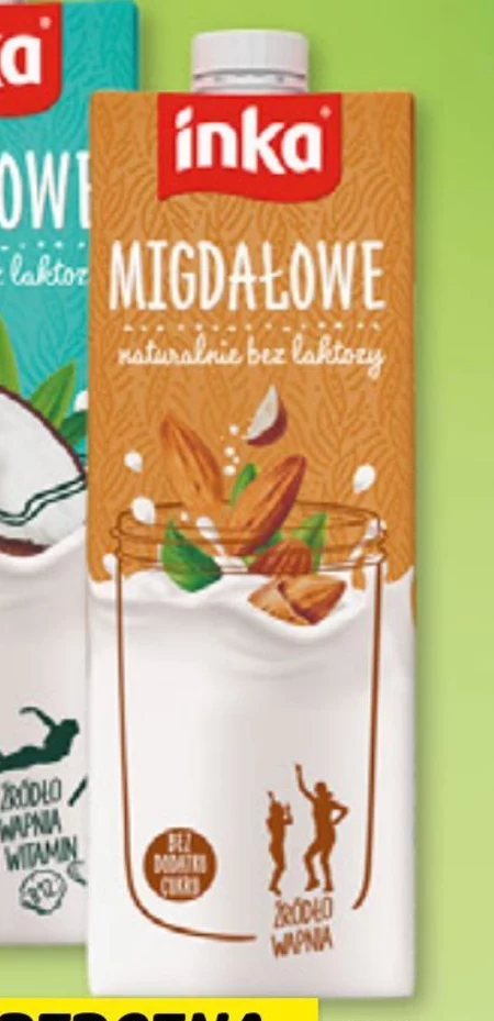 inka Napój migdałowy z wapniem 1 l