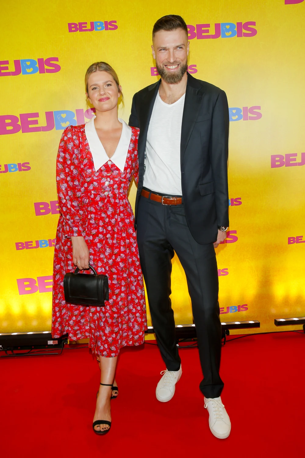 Premiera filmu "Bejbis": Zofia Zborowska-Wrona, Andrzej Wrona
