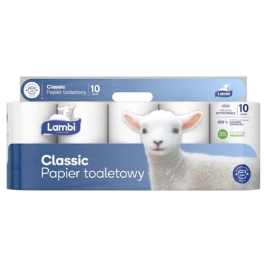 Lambi Classic Papier toaletowy 10 rolek - 3