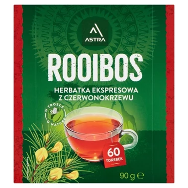 Astra Rooibos Herbatka ekspresowa Rooibos 90 g (60 x 1,5 g) - 0