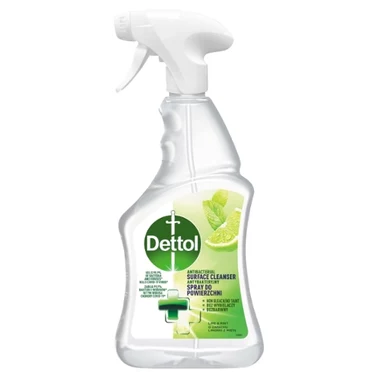 Dettol Antybakteryjny spray do powierzchni o zapachu limonki z miętą 500 ml - 0