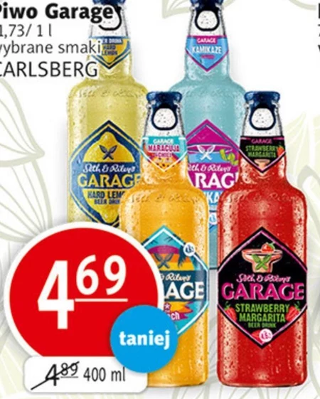 Seth & Riley's Garage Mix piwa i napoju o smaku blue curacao i limonki 400 ml