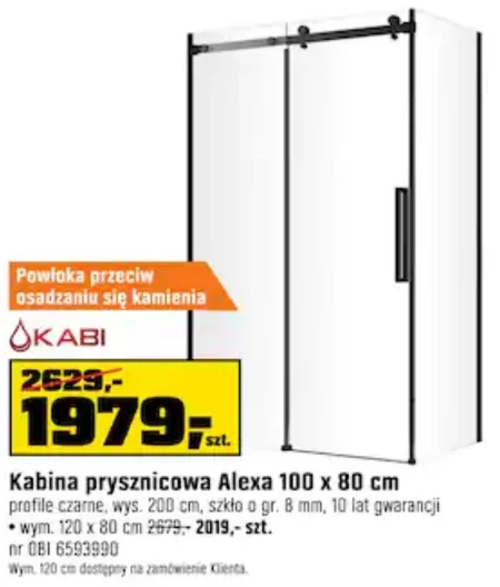 na prysznicowa Kabi