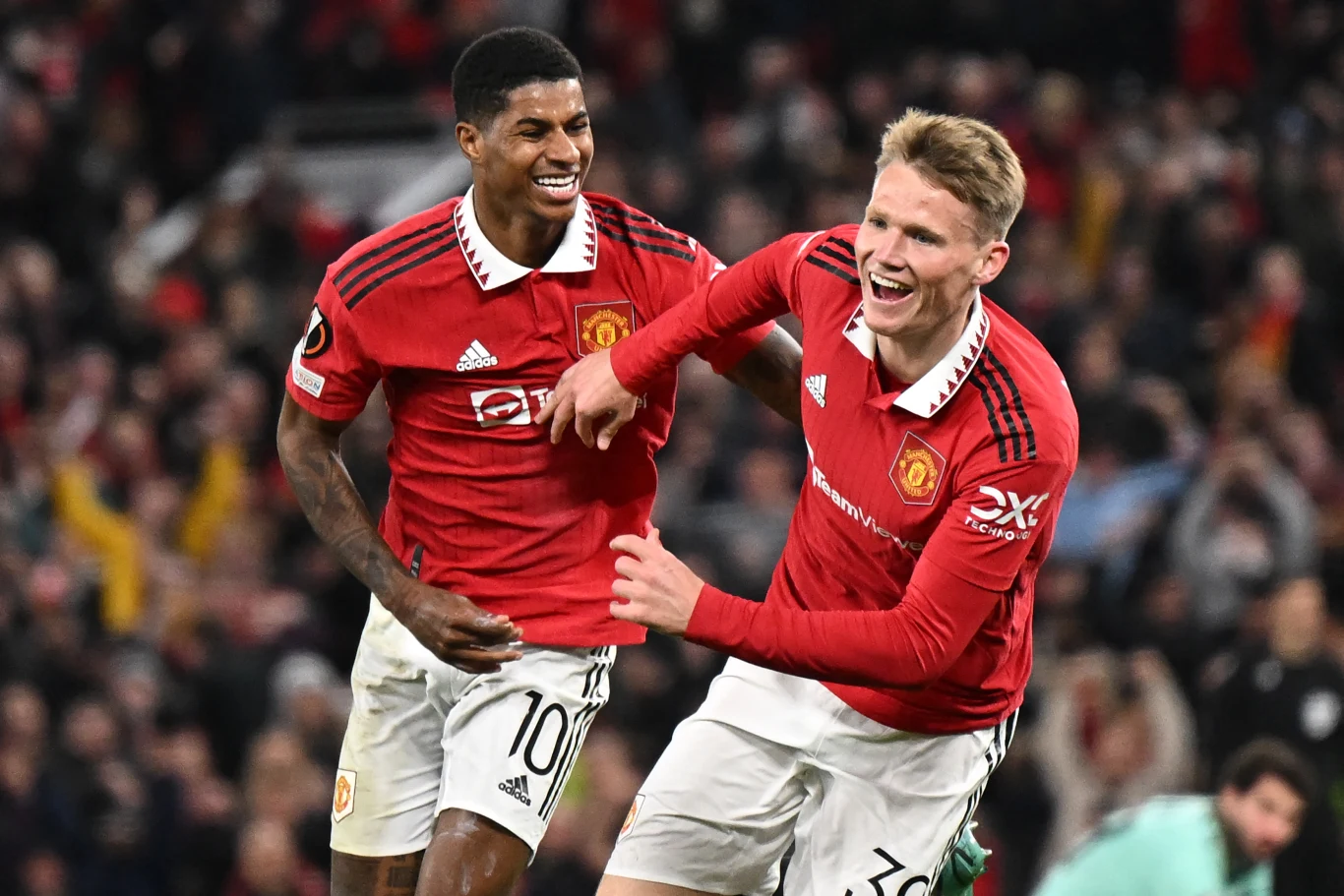 Marcus Rashford i Scott McTominay (Manchester United)