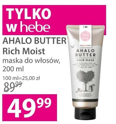Maska do włosów Ahalo Butter