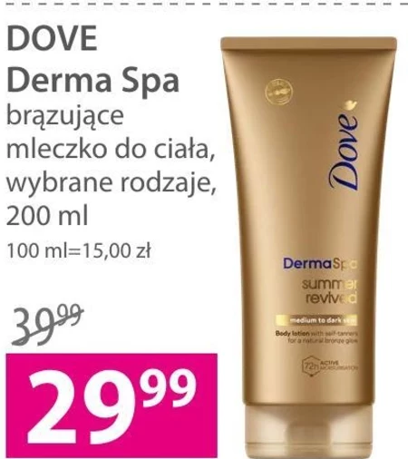 Dove Derma Spa Summer Revived Samoopalanie balsam do ciała 200 ml