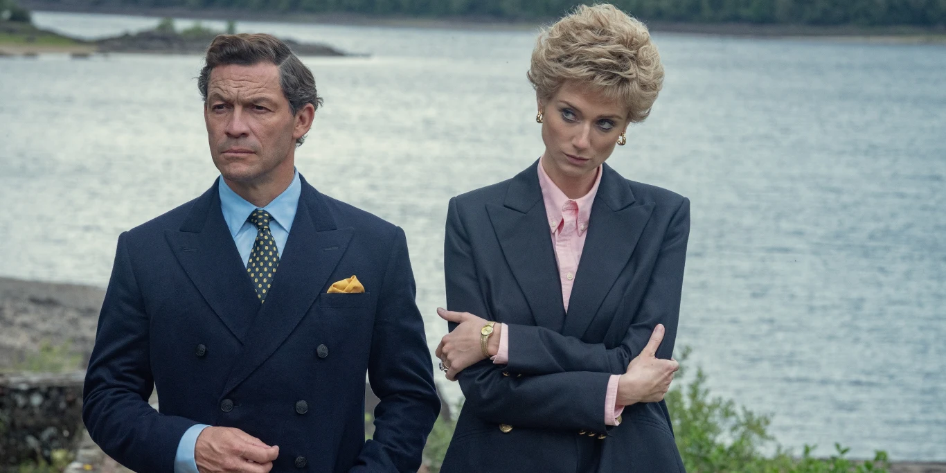 Dominic West i Elizabeth Debicki w serialu "The Crown" Dominic West i Elizabeth Debicki w serialu "The Crown"