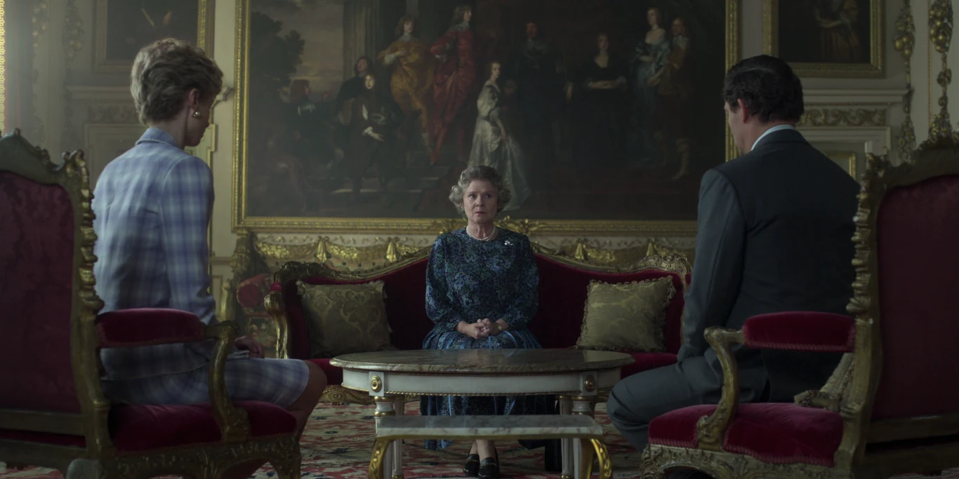 Scena z piątego sezonu "The Crown" Scena z piątego sezonu "The Crown"