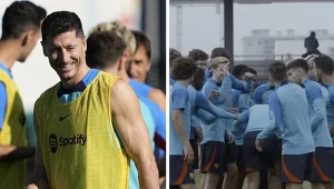 Tak koledzy powitali Lewandowskiego na treningu. Wyjątkowe obrazki