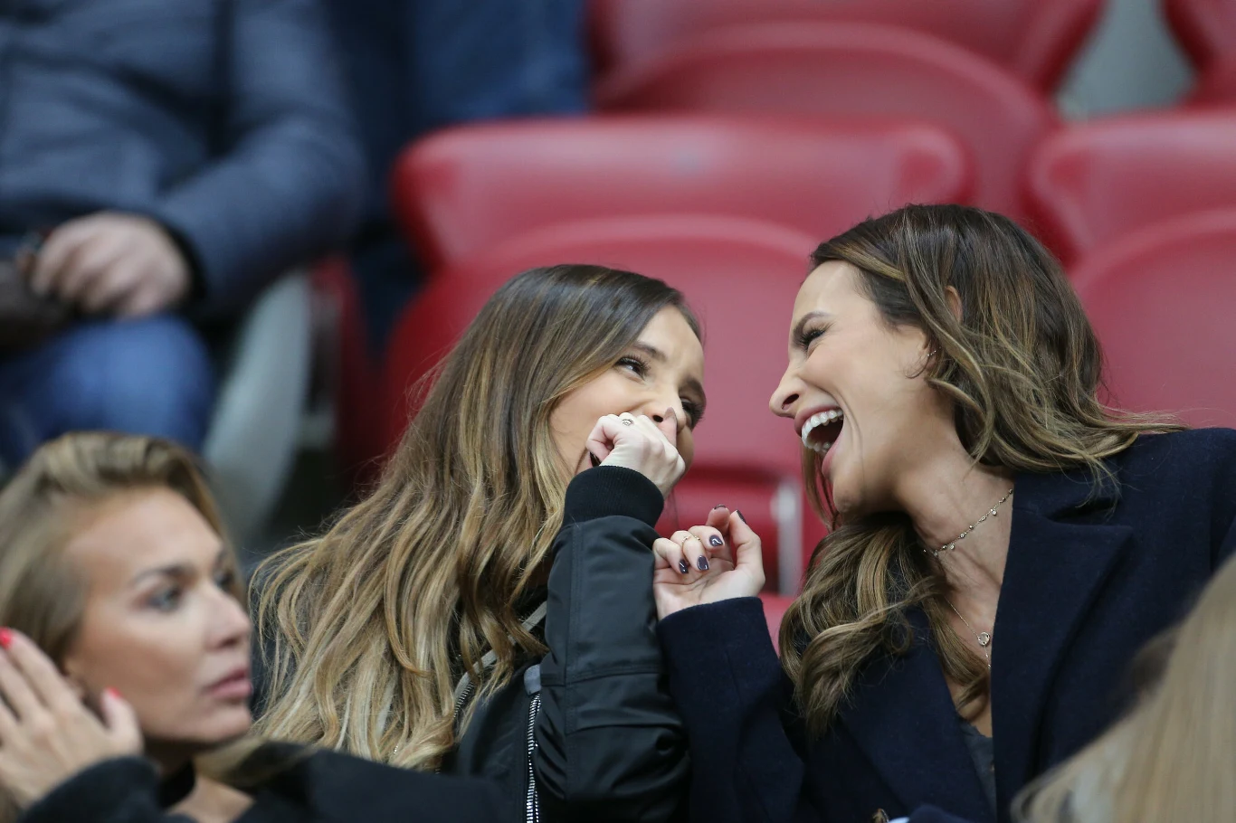 Marina Łuczenko-Szczęsna i Sara Boruc