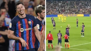 Owacje dla Lewandowskiego. Polak po raz kolejny zachwycił na Camp Nou