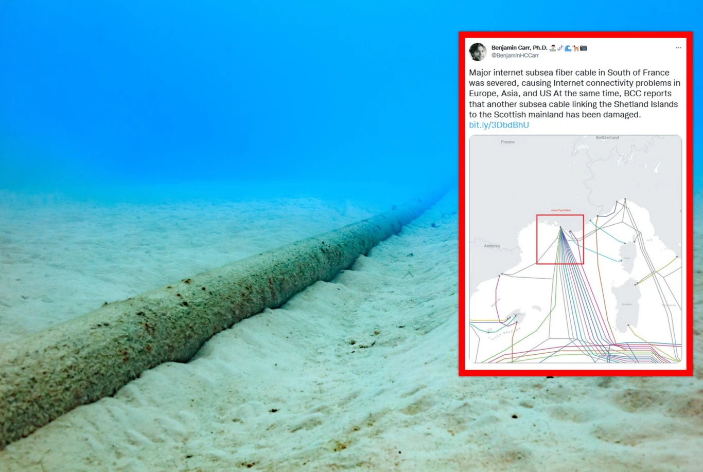 Czy przecięte światłowody w Europie to przypadek? Coraz więcej osób ma poważne wątpliwości Czy przecięte światłowody w Europie to przypadek? Coraz więcej osób ma poważne wątpliwości