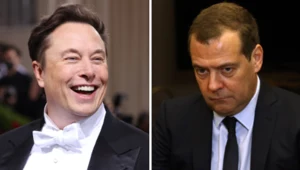 Elon Musk i Dmitrij Miedwiediew
