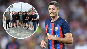 Wyjątkowy gość na meczu Barcelony. Oglądał Lewandowskiego w akcji