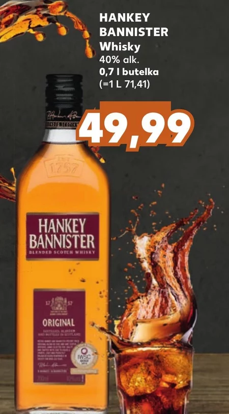 Hankey Bannister Blended Scotch Whisky 0,7 l