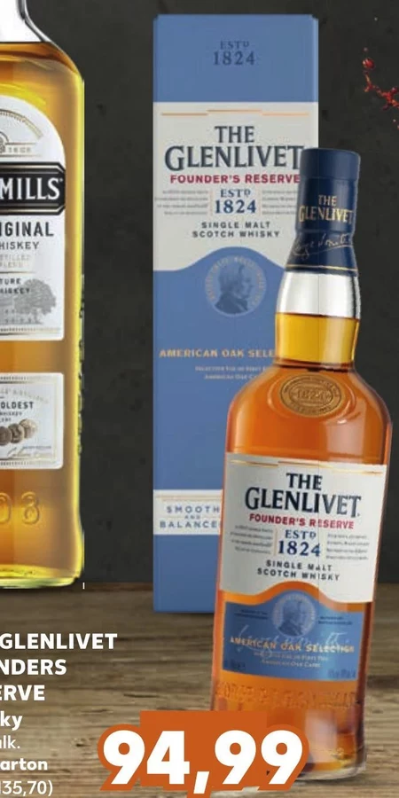 The Glenlivet Founder's Reserve Single Malt Scotch Whisky 700 ml