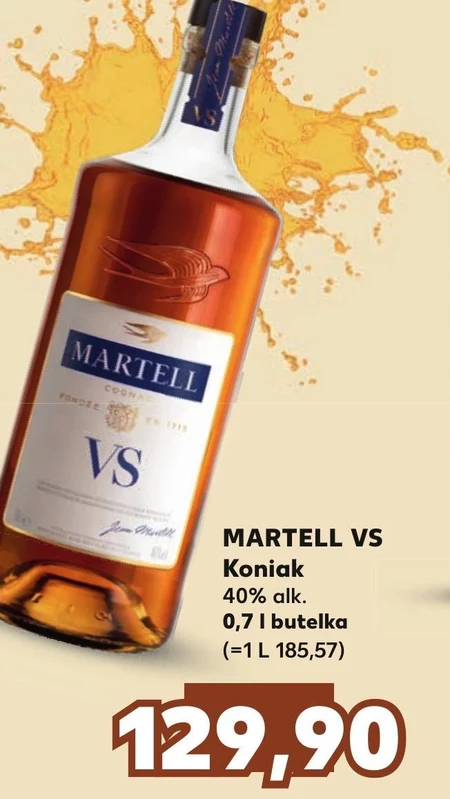 Martell VS Single Distillery Koniak 0,70 l