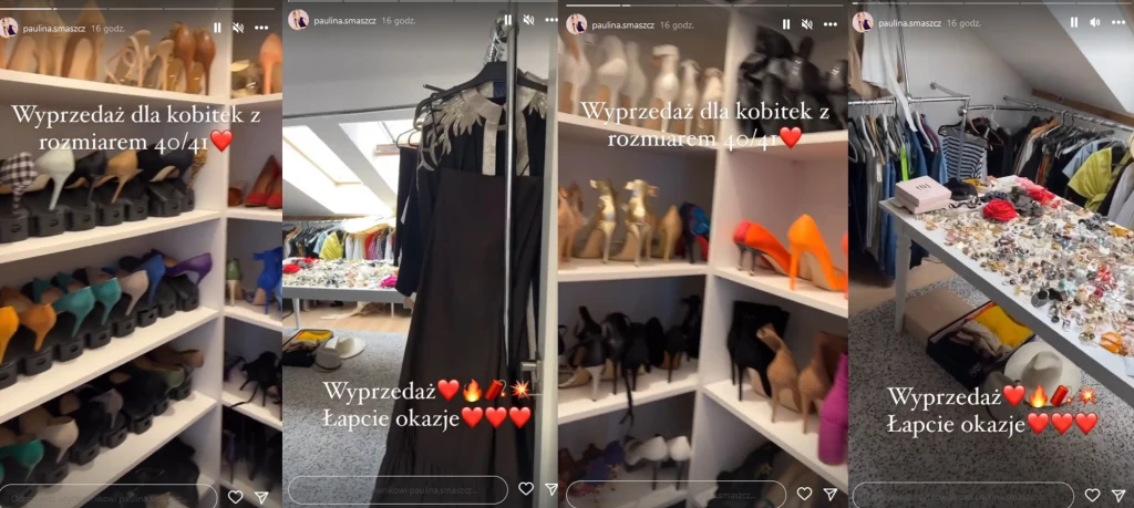 Paulina Smaszcz wyprzedaje swoje rzeczy! Paulina Smaszcz wyprzedaje swoje rzeczy!