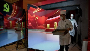 Cały swiat sledzi Chiński Kongres Fot. AFP NOEL CELIS