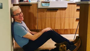 Hubert Urbański z swoim domu