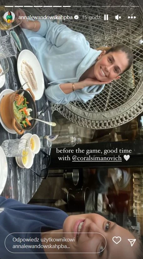 Lewandowska zaprzyjaźniła się z Coral Simanovich