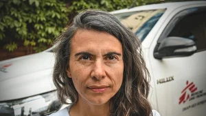 Kierownik ds. zdrowia psychicznego, Lina Villa w ośrodku recepcyjnym w Zaporożu