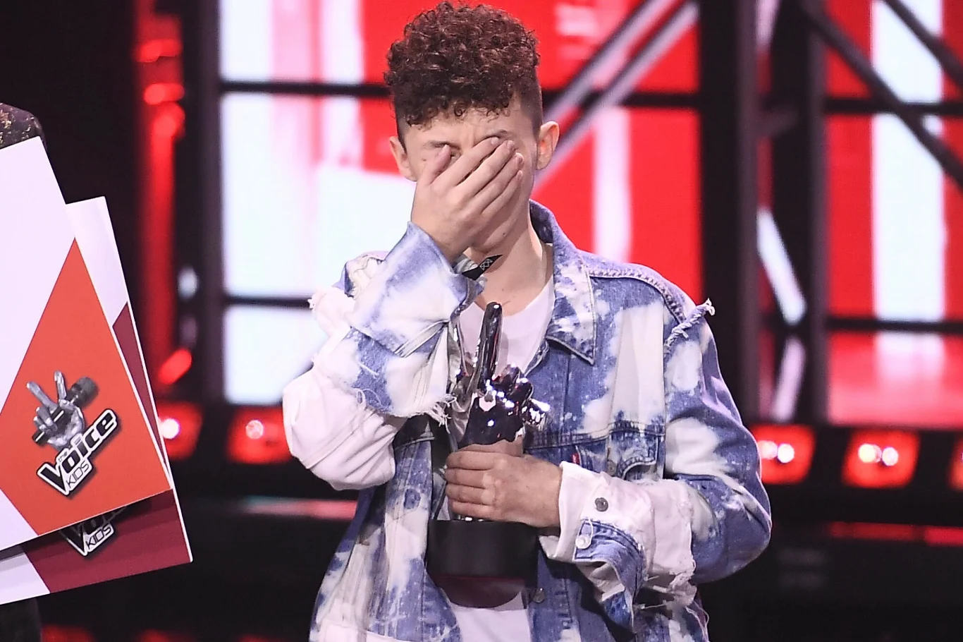 Marcin Maciejczak nie krył wzruszenia podczas finału "The Voice Kids"