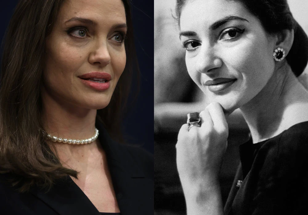 Angelina Jolie i Maria Callas Angelina Jolie i Maria Callas