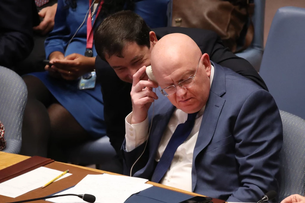 Ambasador Rosji przy ONZ Wasilij Nebenzia Ambasador Rosji przy ONZ Wasilij Nebenzia