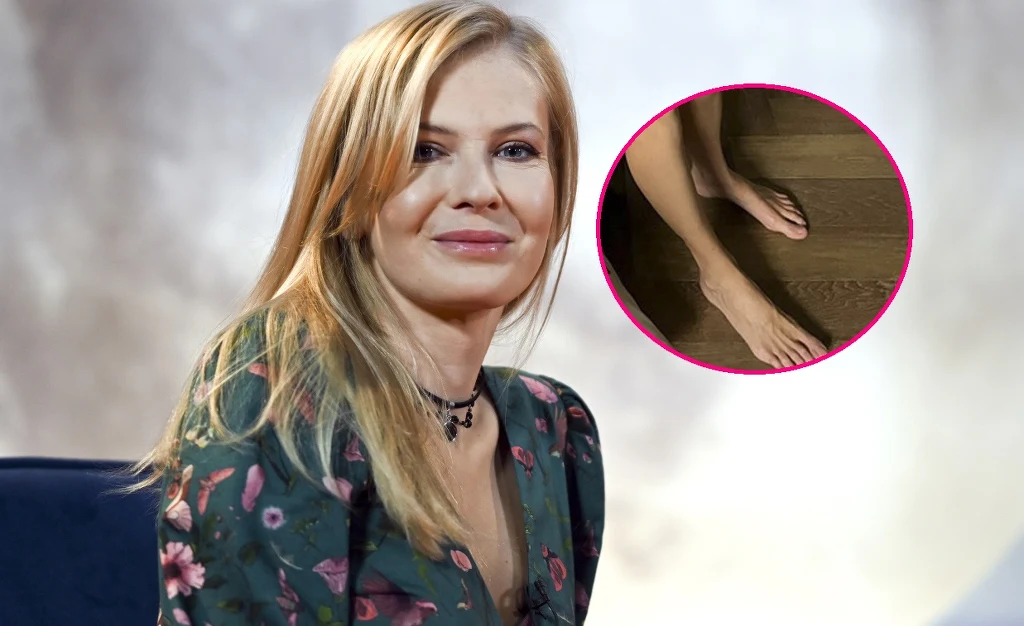 Edyta Pazura i jej długie stopy Edyta Pazura i jej długie stopy