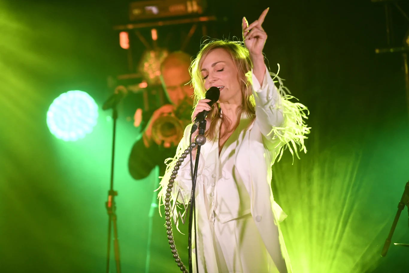 Gwiazdy na otwarciu restauracji Mateusza Gesslera: Ania Wyszkoni Gwiazdy na otwarciu restauracji Mateusza Gesslera: Ania Wyszkoni