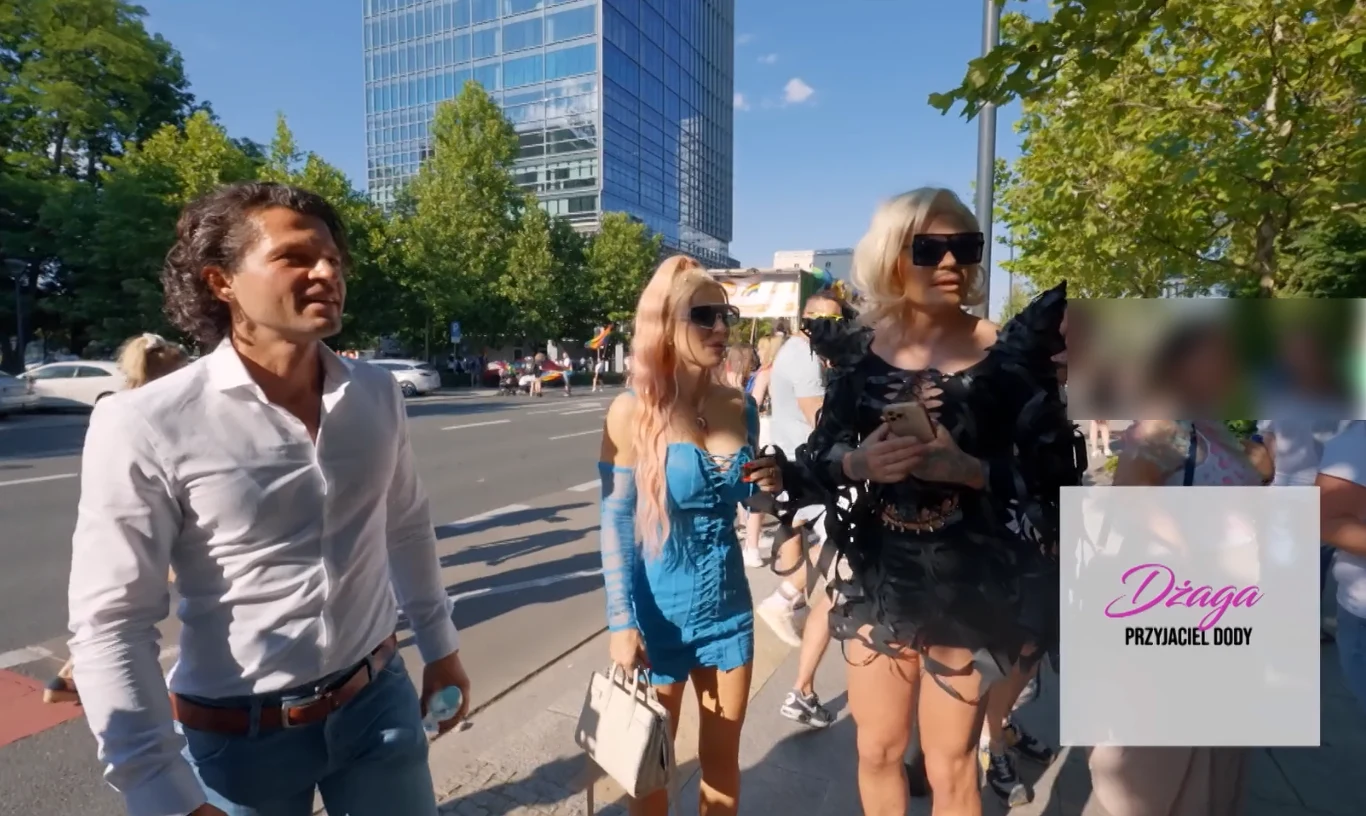 Doda na Paradzie Równości z Danielem i Dżagą Doda na Paradzie Równości z Danielem i Dżagą