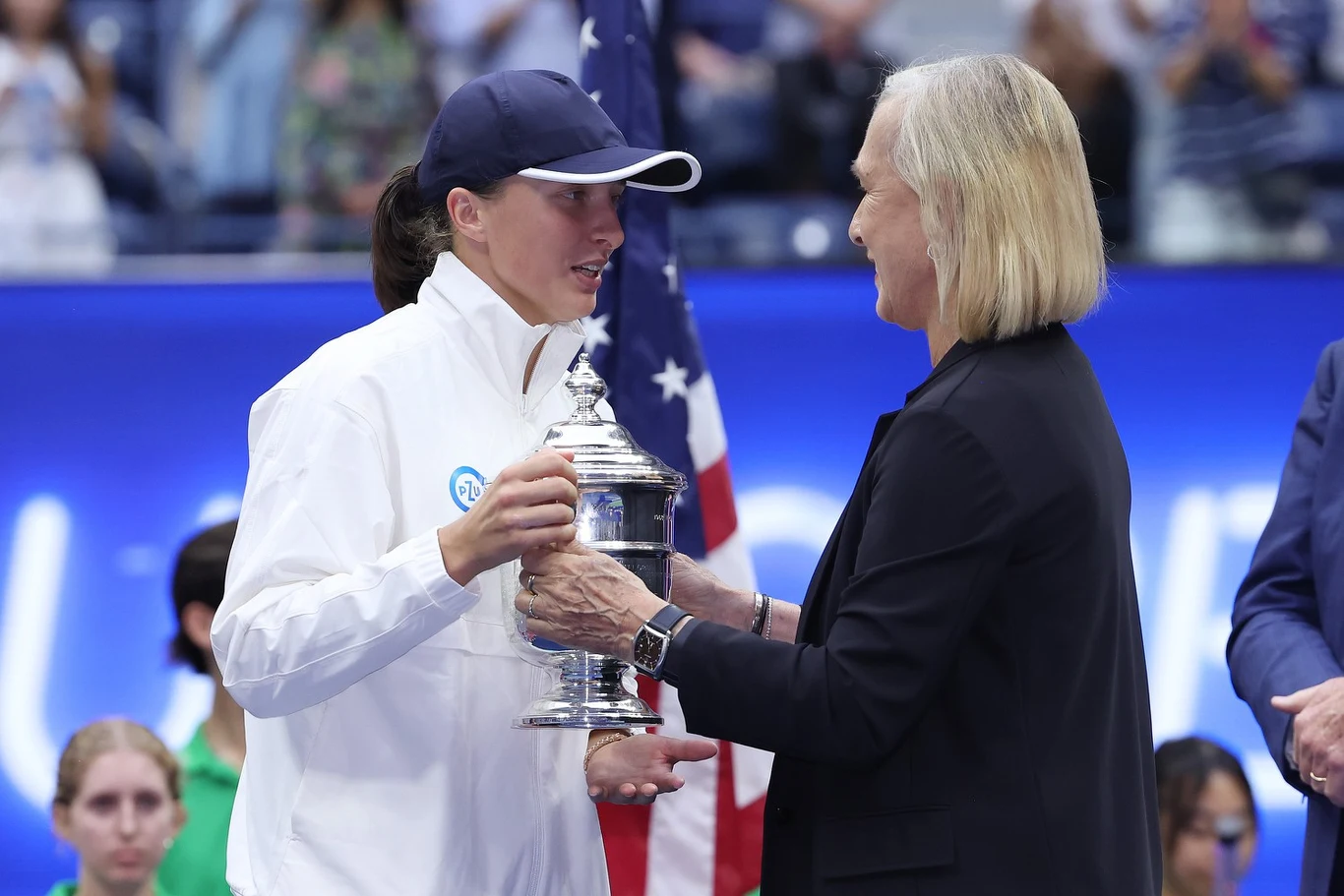 Iga Świątek i Martina Navratilova Iga Świątek i Martina Navratilova