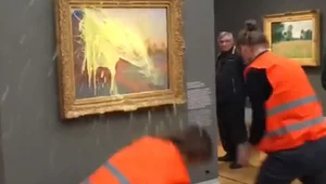 Aktywistki z Niemiec obrzuciły obraz Moneta ziemniaczanym puree