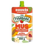 Tymbark Mus 100 % z owoców jabłko mango brzoskwinia banan 200 g