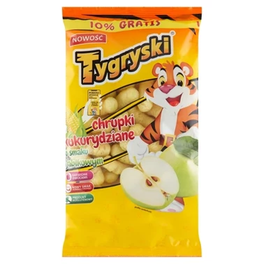 Tygryski Chrupki kukurydziane o smaku jabłkowym 70 g - 0