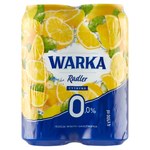 Warka Radler Bezalkoholowy napój piwny cytryna 4 x 500 ml