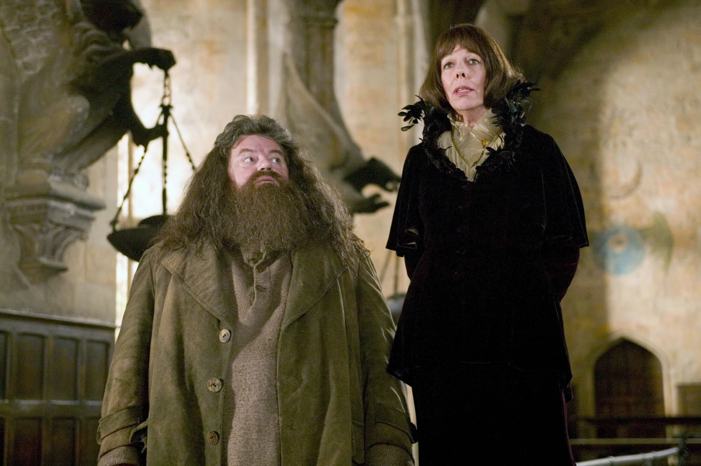 Robbie Coltrane jako Hagrid Robbie Coltrane jako Hagrid