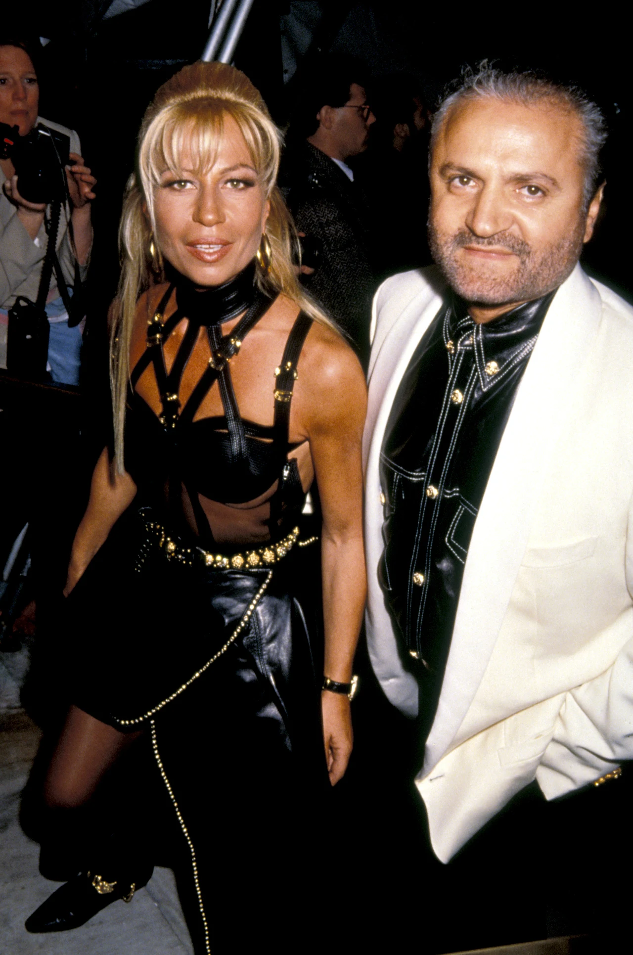 Donatella i Gianni Versace, 1993 rok Donatella i Gianni Versace, 1993 rok
