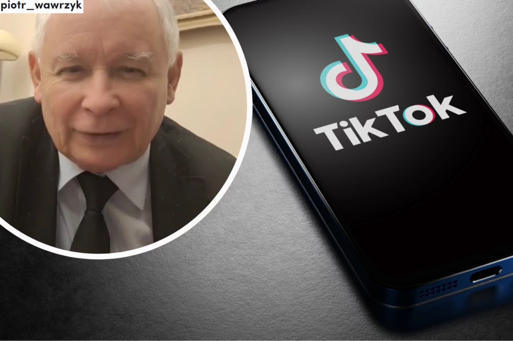 Jarosław Kaczyński pojawił się gościnnie na TikToku na profilu Piotra Wawrzyka