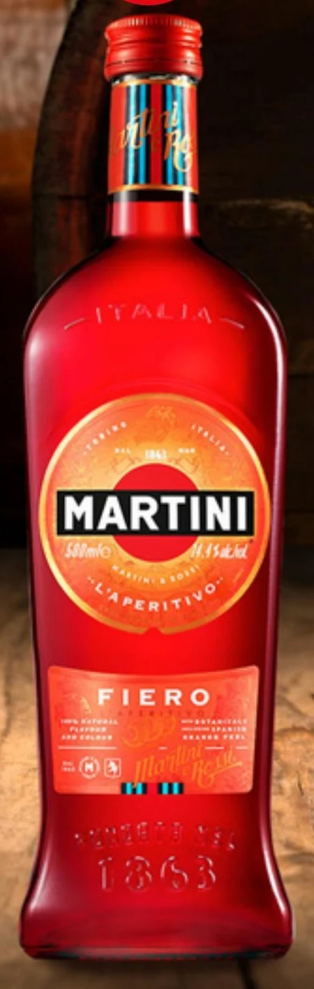 Martini Fiero Aromatyzowany napój na bazie wina 1 l