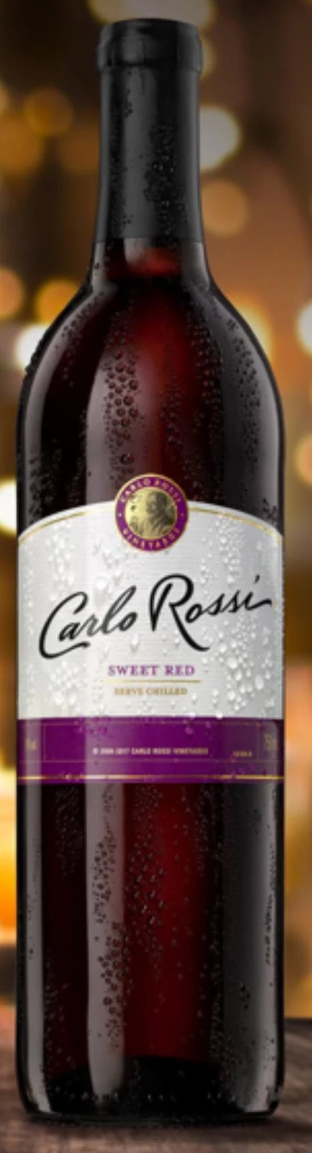 Carlo Rossi Sweet Red Wino czerwone słodkie kalifornijskie 750 ml