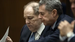 Harvey Weinstein ze swoim obrońcą Markiem Werksmanem