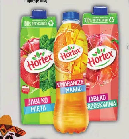 Hortex Napój jabłko mięta 1 l