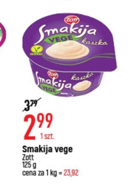 Zott Smakija Vege Kaszka 125 g