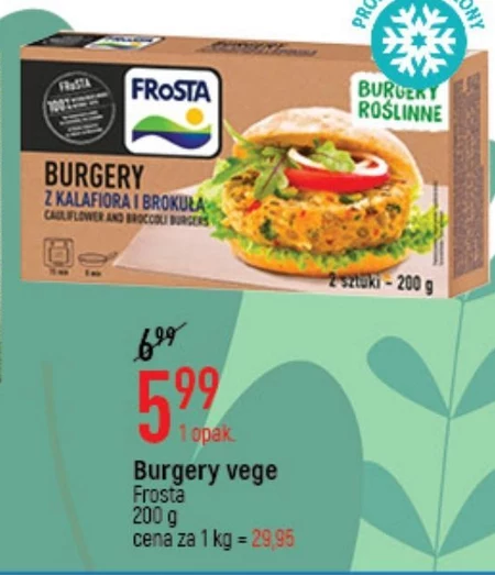 FRoSTA Burgery z kalafiora i brokuła 200 g