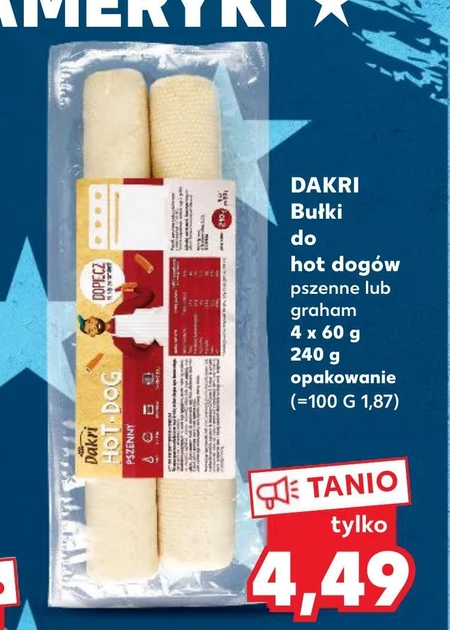 Bułka do hot dogów Dakri